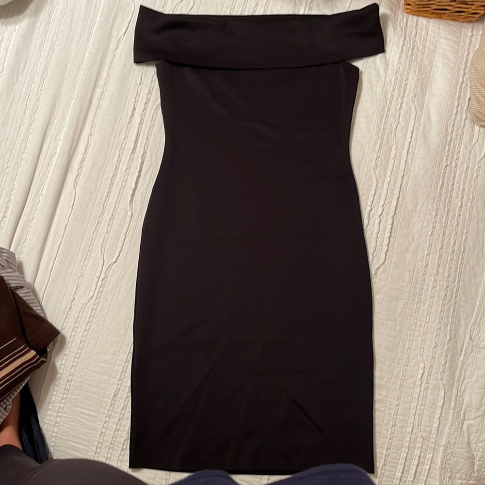 Black Dress - knee-length